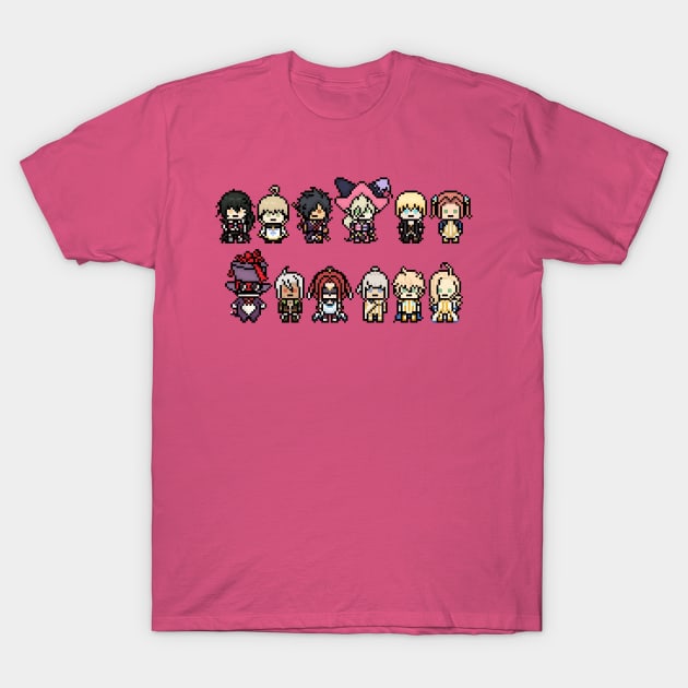 Berseria Cast Pixel Art T-Shirt by Tatsu_chan